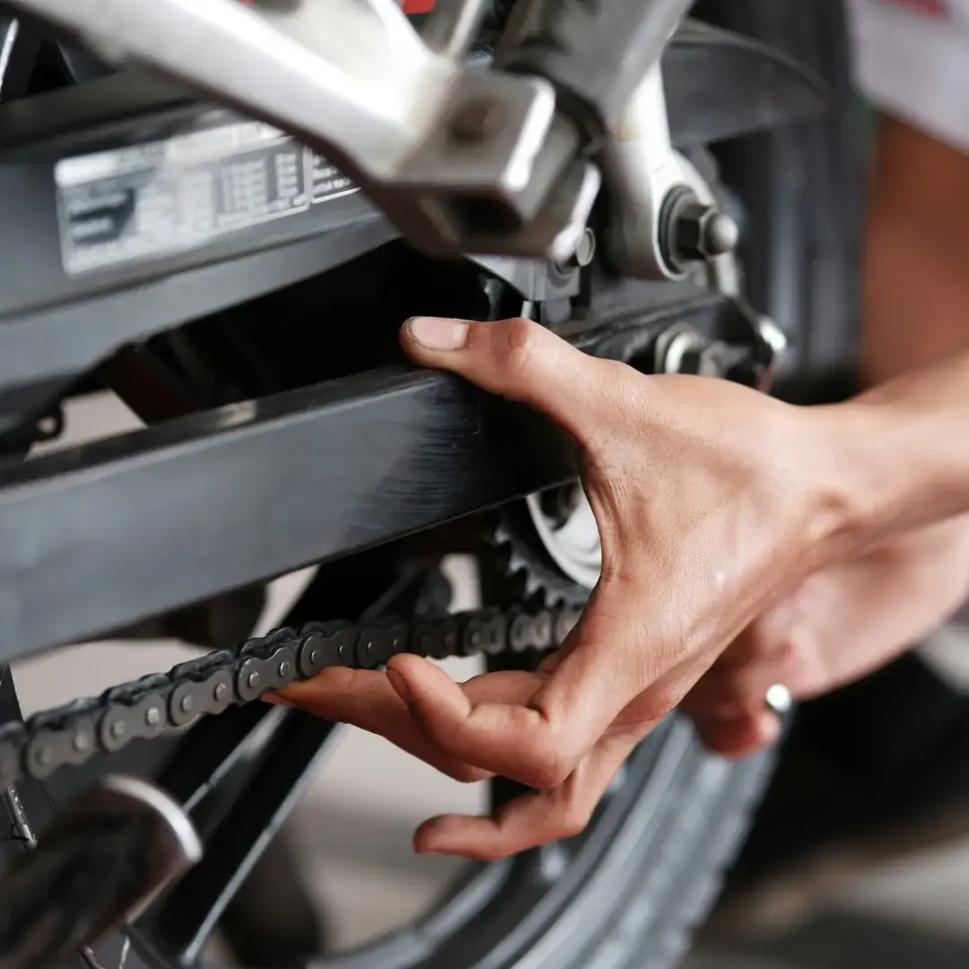 údržba řetězu motorky